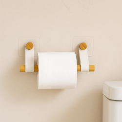 Wooden Toilet Paper Holder